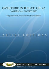 Overture In B-flat, Opus 42, American Overture Concert Band sheet music cover